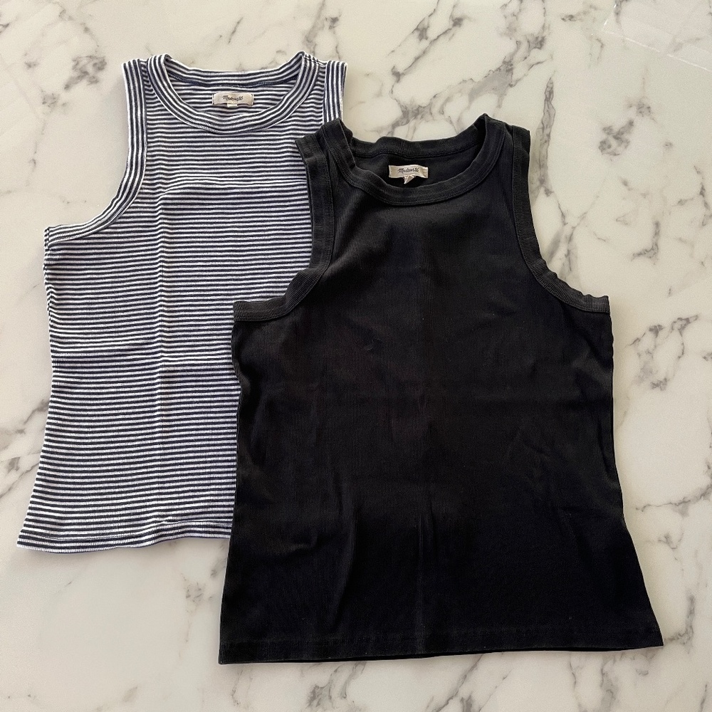 2 x Madewell Brightdside Tanktop (L)